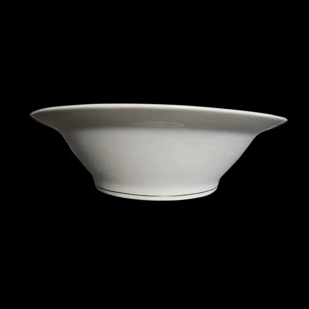 Theodore Haviland New York Oxford Oval Serving Bowl Gold Trim 9.5